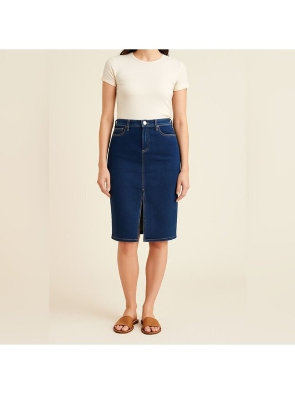 McGuire “Marino” Denim Pencil Skirt - Size 27